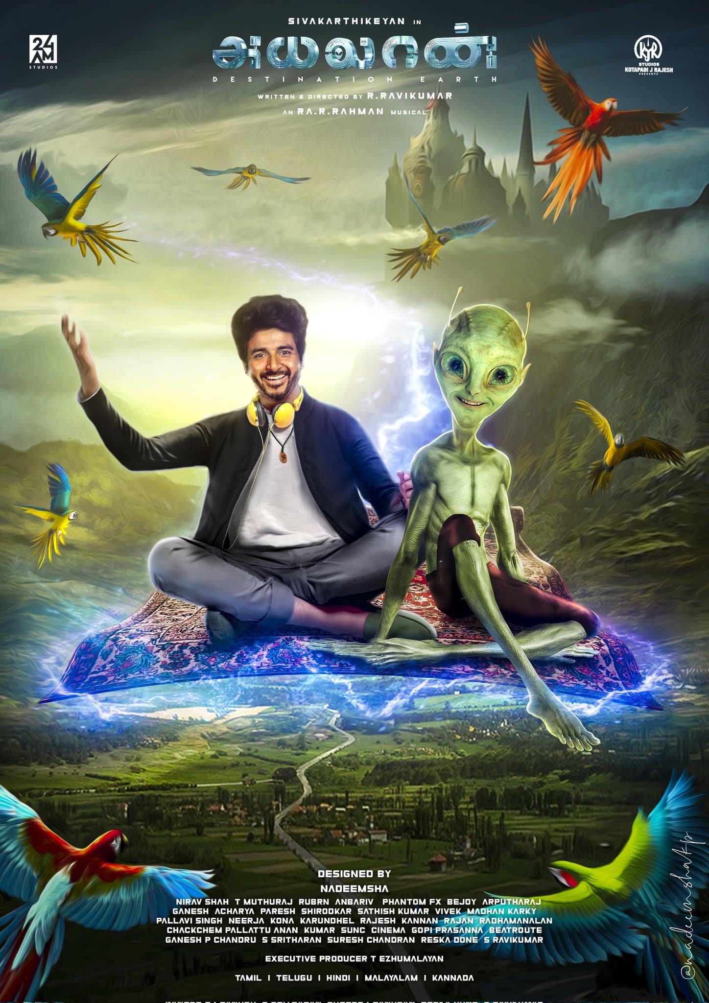 Ayalaan (2024) (Hindi + Tamil) Dual Audio UnCut South Movie HD ESub