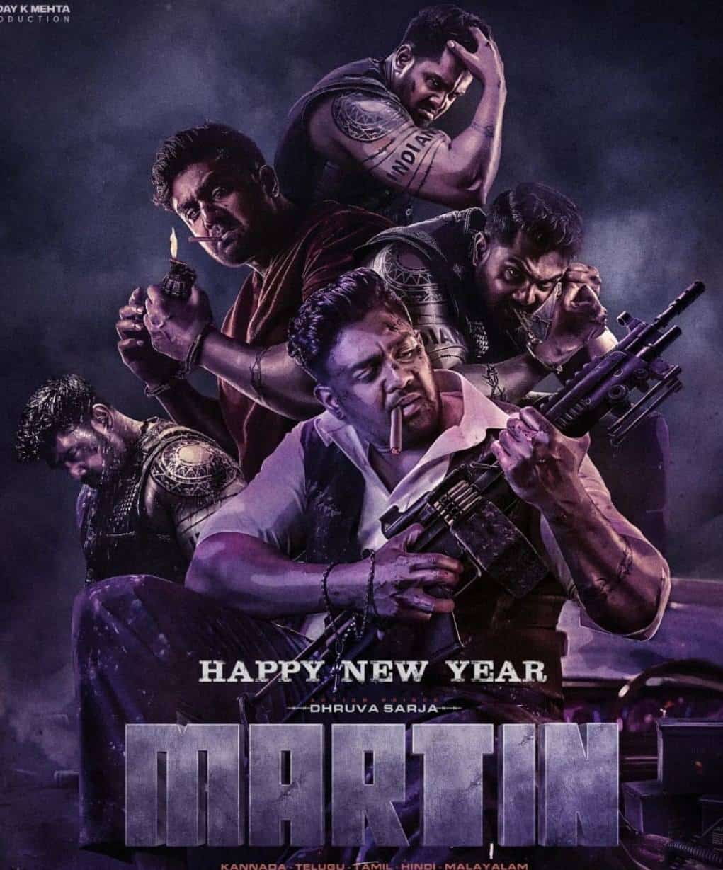 Martin (2024) (Hindi + Kannada) Dual Audio South UnCut Movie HD ESub