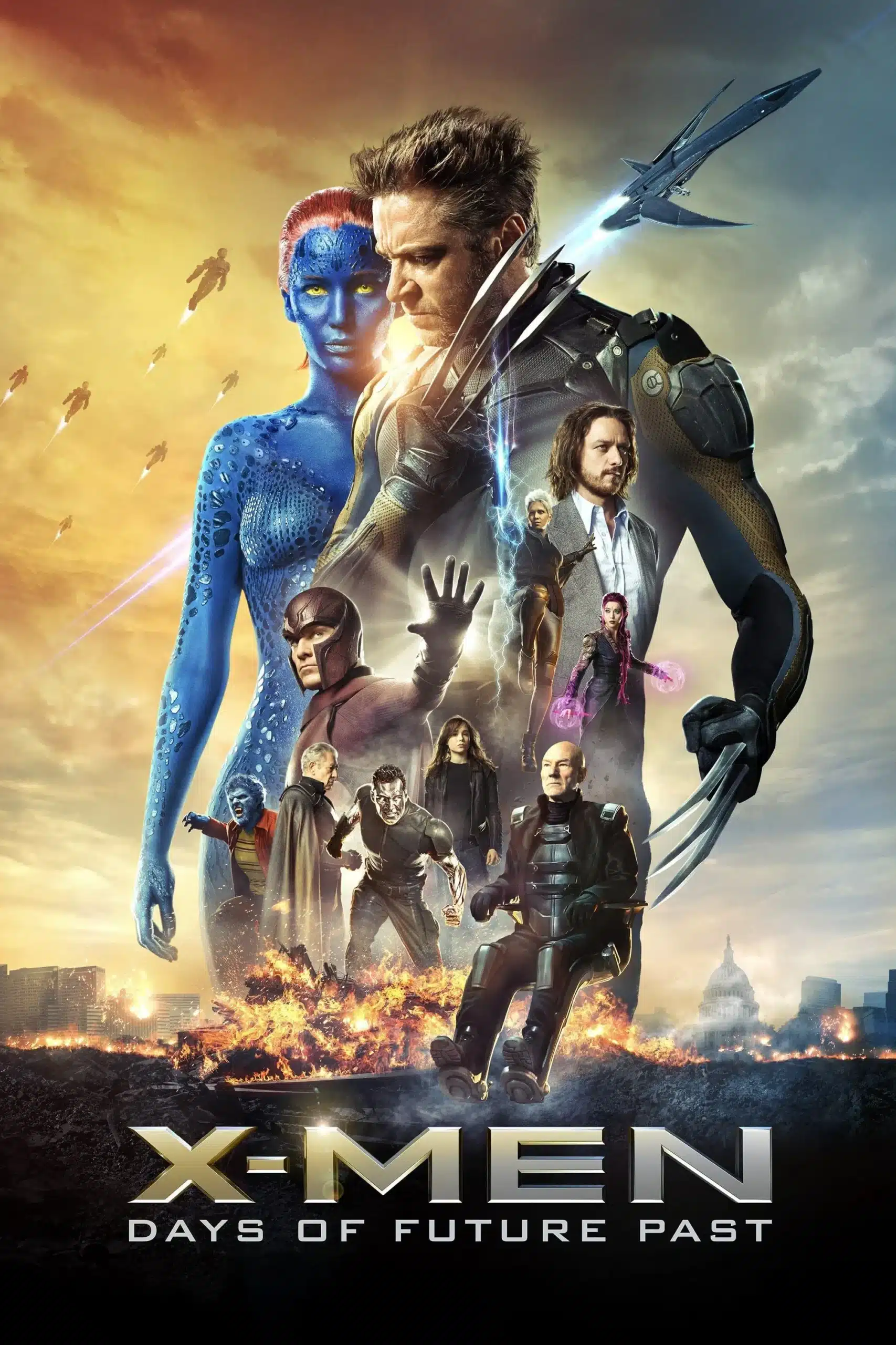 X-Men – Days of Future Past (2014) (Hindi + English) Dual Audio Hollywood Movie BluRay HD ESub Filmyzilla