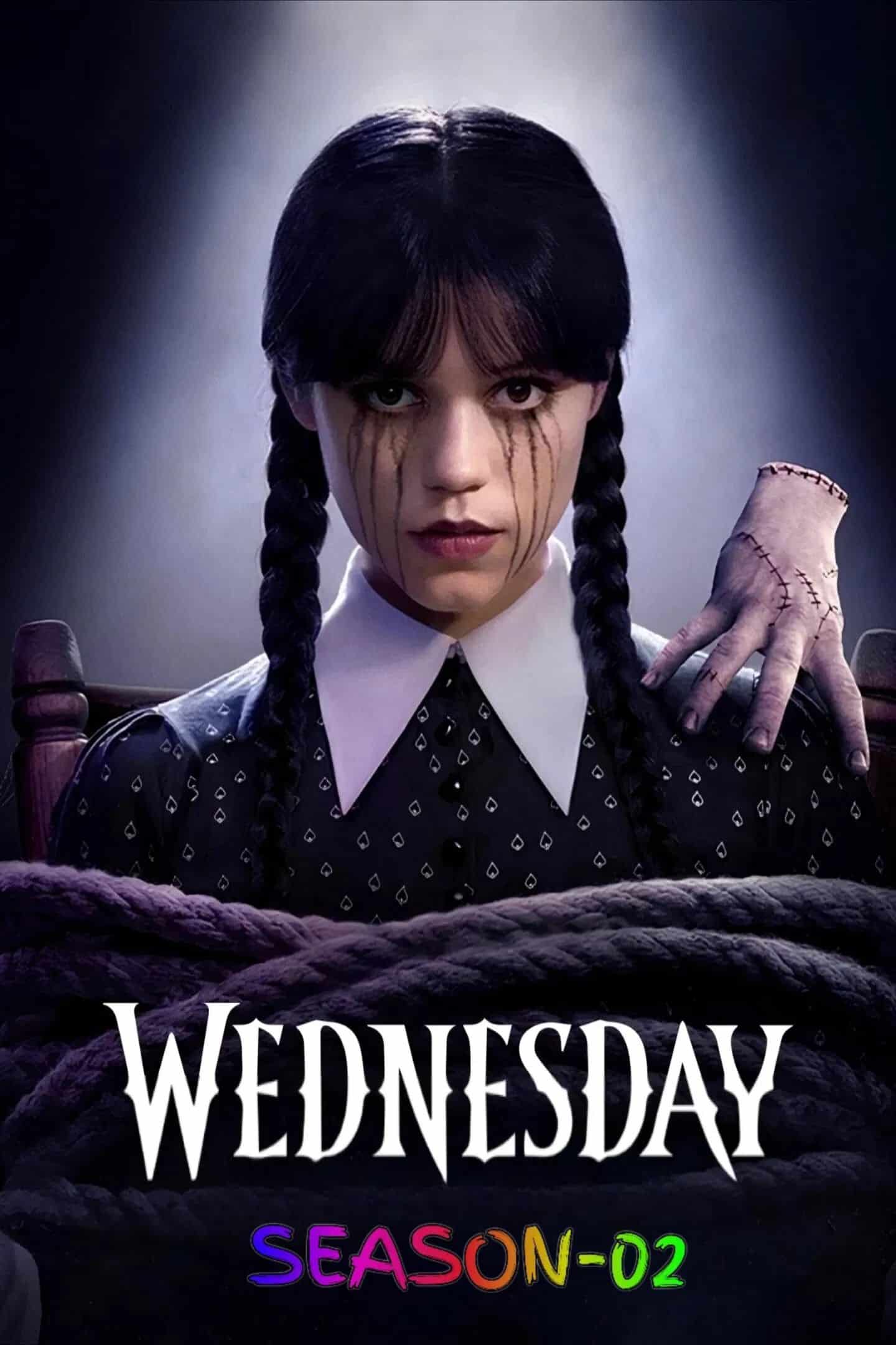 Wednesday S02 (2025) (Hindi + English) Dual Audio Completed Web Series HEVC ESub