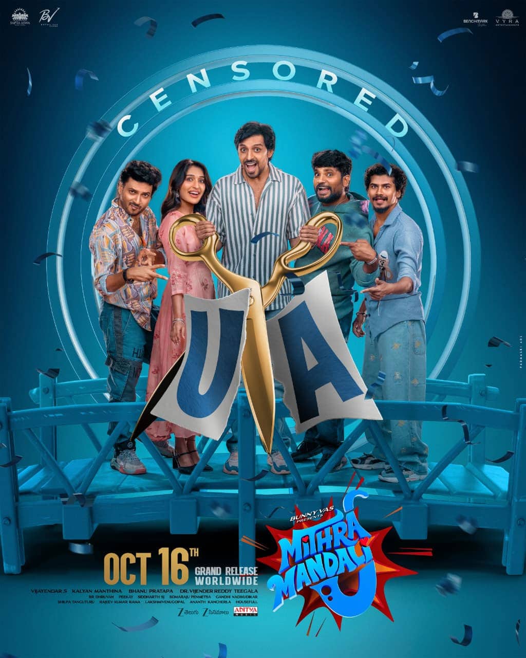 Mithra Mandali (2025) (Hindi + Telugu) Dual Audio UnCut South Movie HD ESub