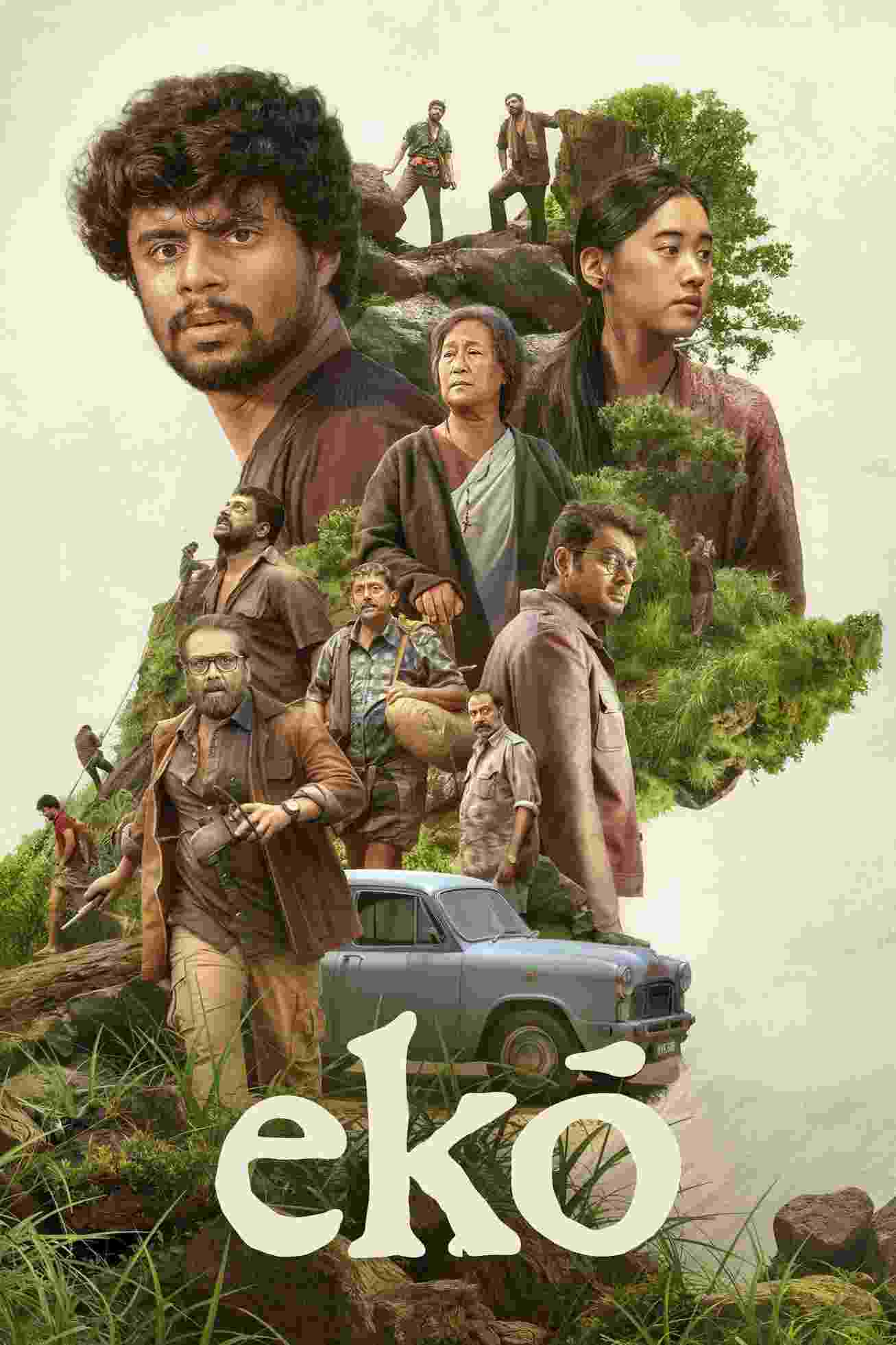 Eko (2025) (Hindi + Malayalam) Dual Audio UnCut South Movie HD ESub